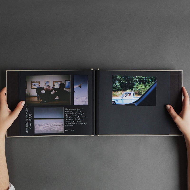 Kolo Newport 8.5" x 11" Refillable Scrapbook, Ideal for Wedding Albums and Baby Books, Black - Image 3